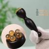 Purple Sandalwood Lotus Eye Massager & Sheep Horn Facial Acupressure Stick for Women's Skincare