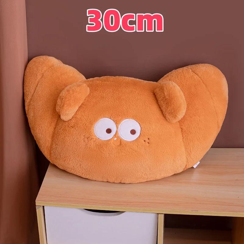 

Очаровательные плюшевые игрушки-круассаны в виде медвежат, мультяшная кукла сидящего медведя, милая кукла-животное для обнимания, кавайный домашний декор, приятный подарок для детей