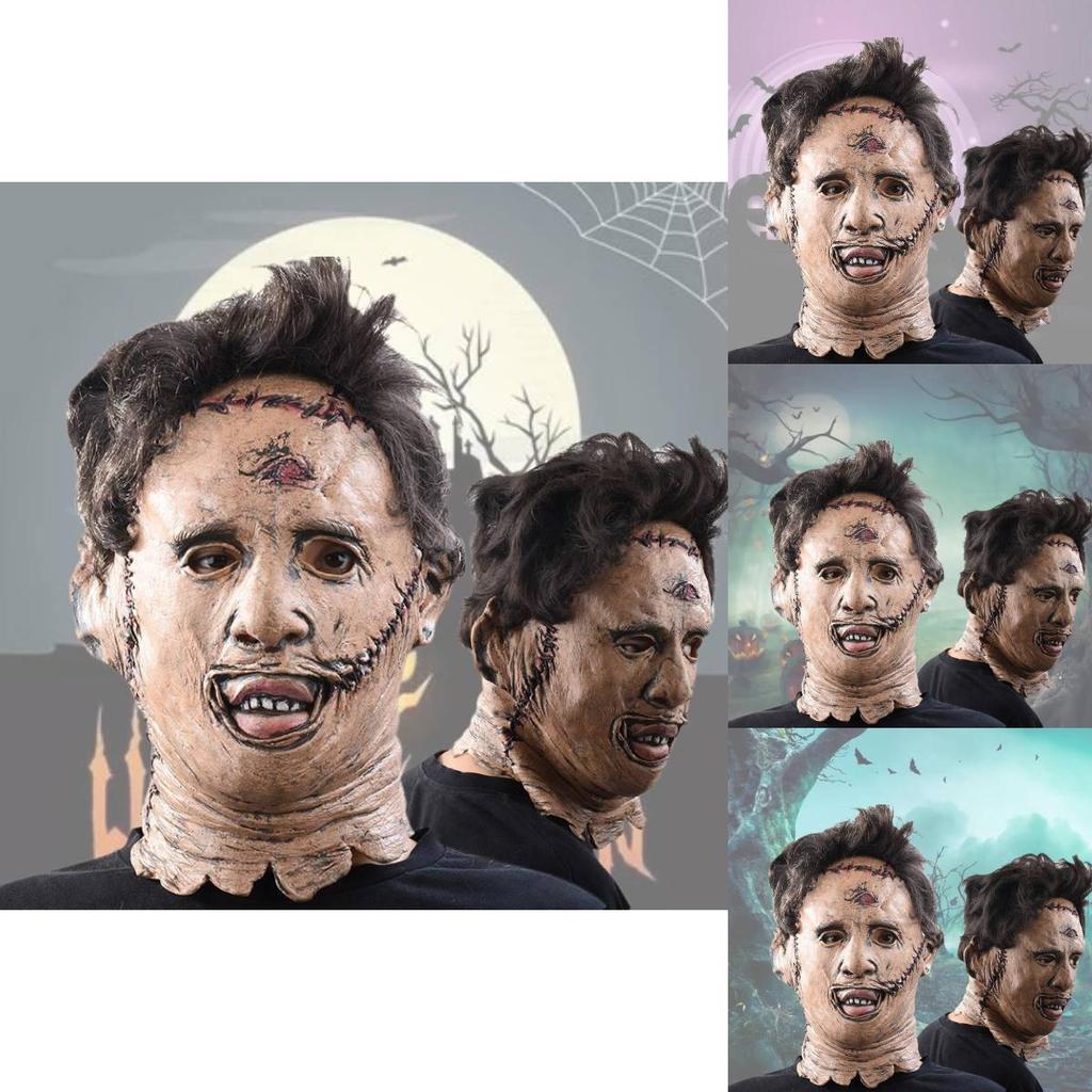 Scary Chainsaw Killer Realistic Latex Horror Perfect For Halloween Events