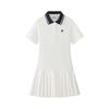 Women's Polo Collar Pleated Dress