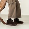 Fashion Retro Style Cow suede Leather Men Shoes Non-Slip Oxfords mid top Sneakers for Man Casual Lace Up Footwear Outdoor sneakers