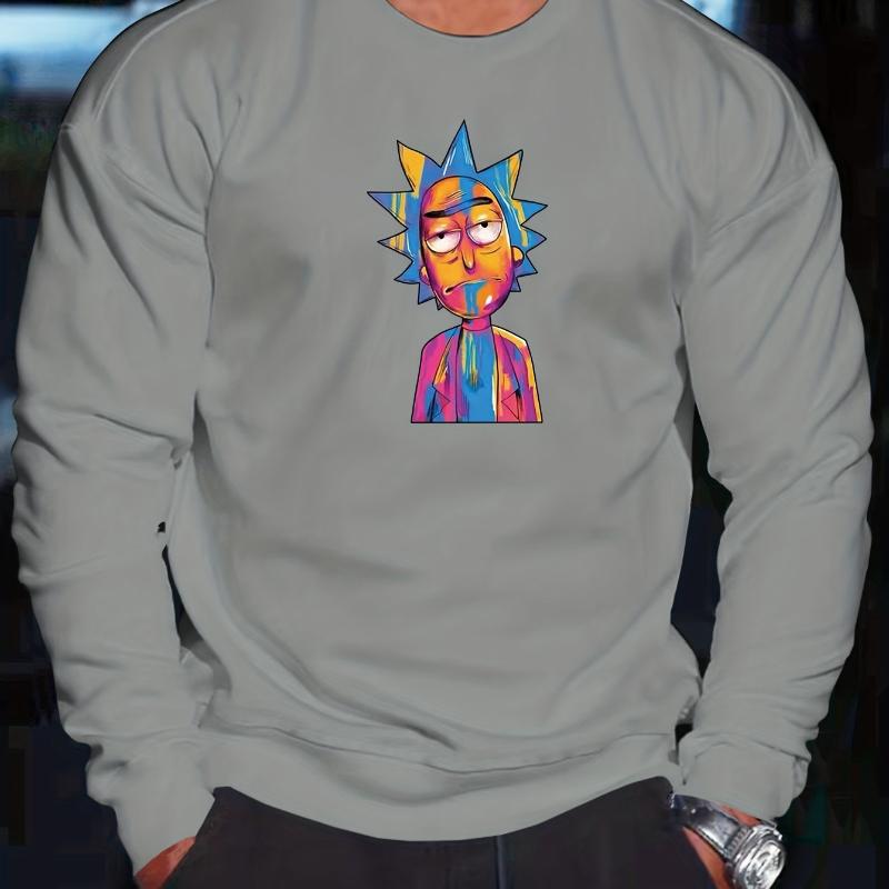 

Men s Performance Crew Neck Sweatshirt, Moisture-Wicking Pullover, Ideal for Running Gym XXL чорний