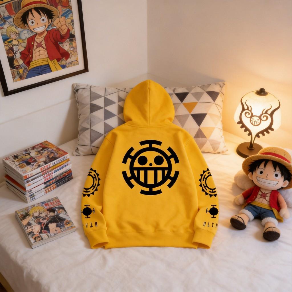 Trafalgar D Water Law Hoodie With Polyester Fabric For Adult Anime Fans