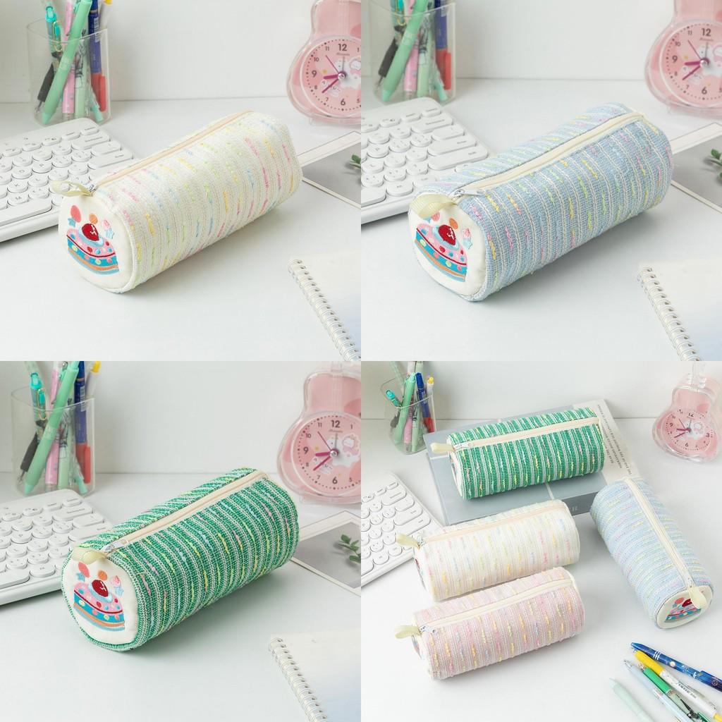 Sweet Strawberry Cake Stationery Pouch With Big Capacity For School Use Travel