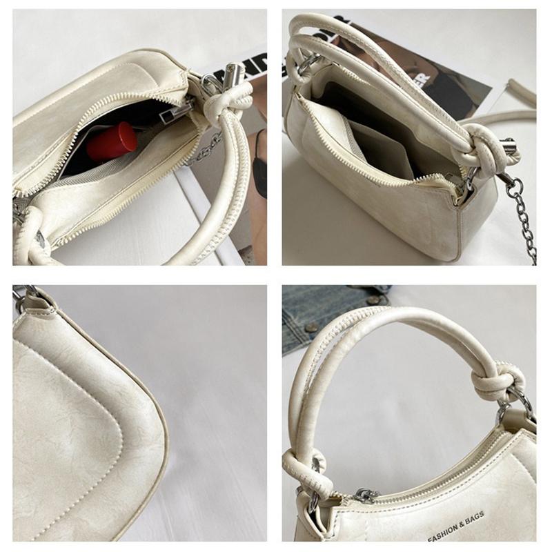 Dámská retro kabelka 2024 Spring New Fashion Řetízková taška přes rameno Gradient Crossbody