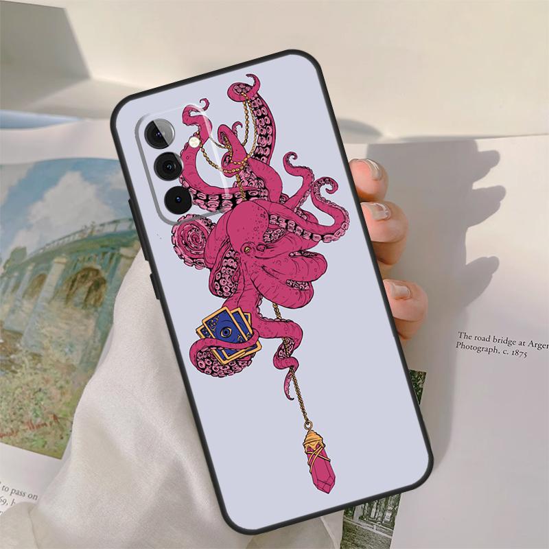 Octopus Walking Case For Samsung Galaxy A13 A33 A53 A34 A54 A14 A15 A16 A26 A36 A56 A12 A32 A52 A06 A35 A55