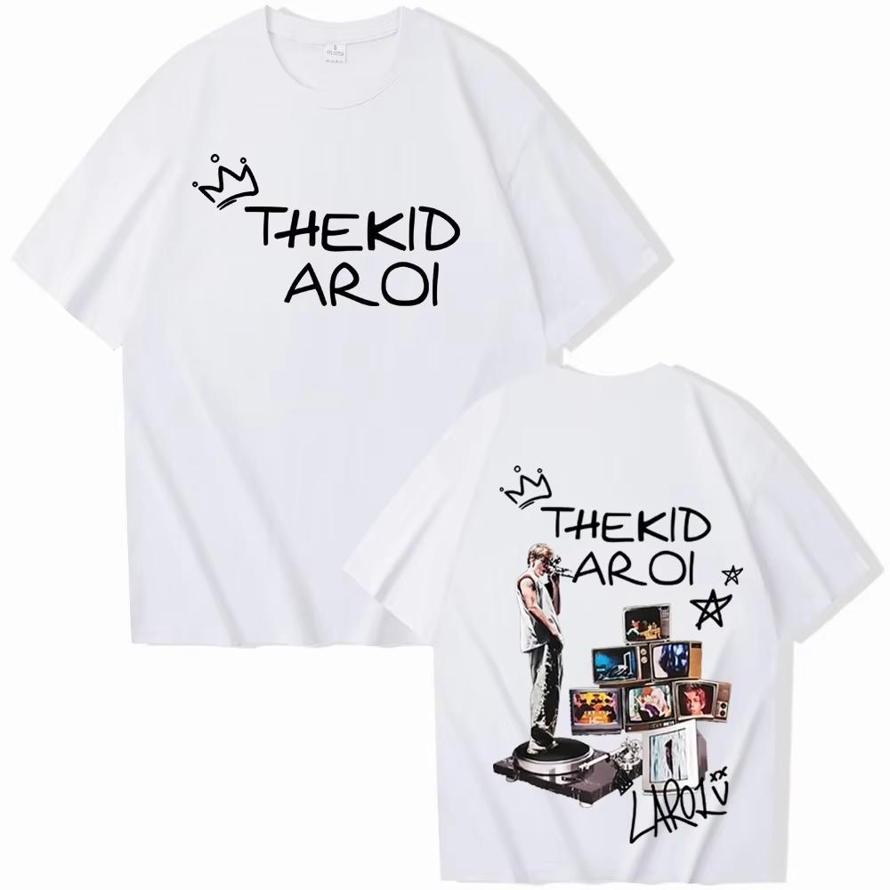 The Kid LAROI The First Time Tour 2026 T-shirt Man Woman Harajuku Short Sleeve O-neck Casual Shirt Gothic Cotton Oversized T-shirts