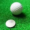 25mm Metal Silver Golfs Balls Position Markers Golf Hat Clip Golf Visor Cap Clips Golf Ball Markers