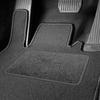 [Blm]To050 Black - Set Of Velour Floor Mats To Fit Infiniti Qx70 2013-2017 - Black Trim
