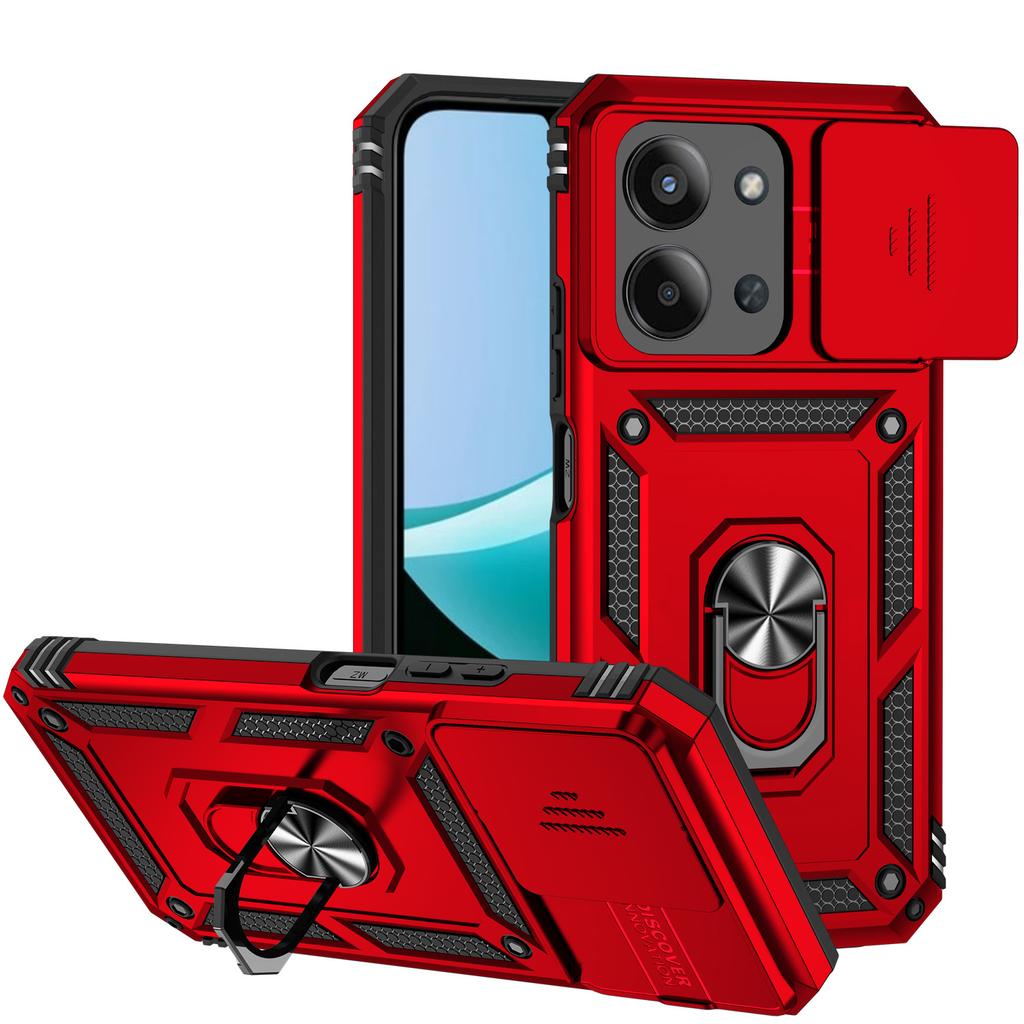Anwendbar für Xiaomi Redmi 15C militärisches Schiebefenster Handyhülle Redmi 14C Halterung Redmi Turbo4Pro Schutzhülle