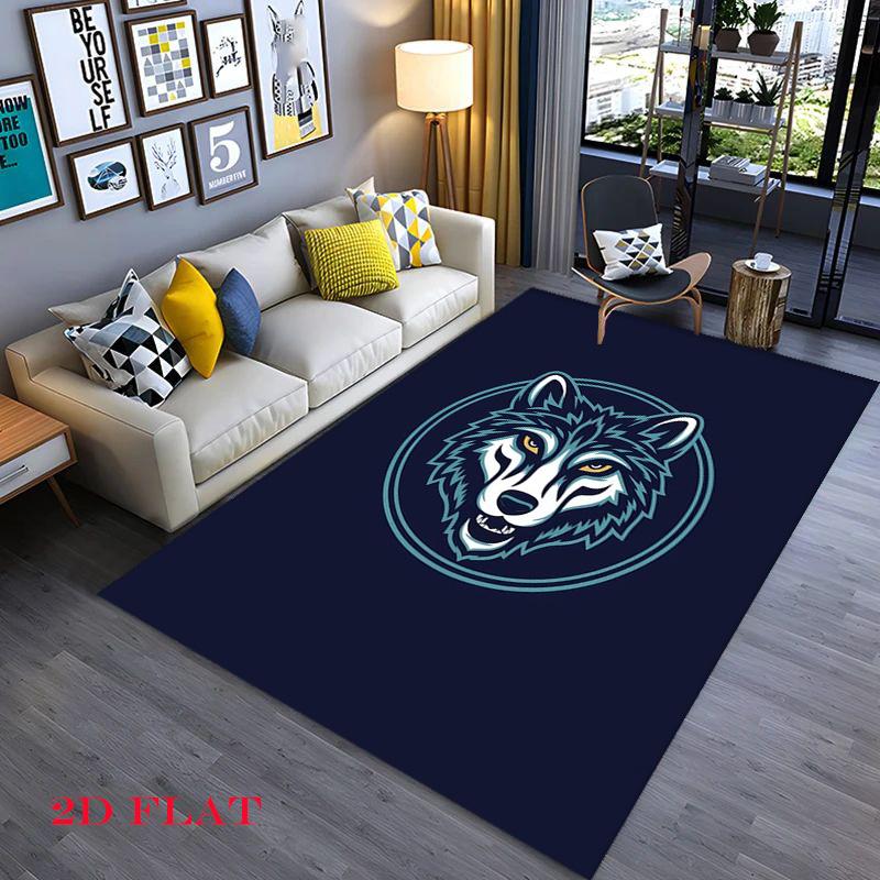 Titleminnesota Timberwolves Logo Printtitle Carpet Floor Mats Living Room And Bedroom Mats Protective Pad Office Chair Cushion Doormat