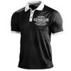 Men's Summer Leisure Culture Breathable Short Sleeved Polo Shirt Top
