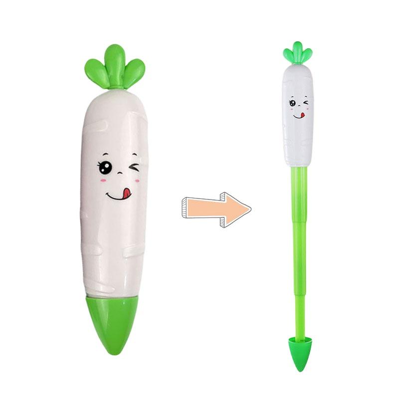 Stretchable Carrot Sword Toy For Kids Realistic 3d Gravity Knife Anti-stress Plaything