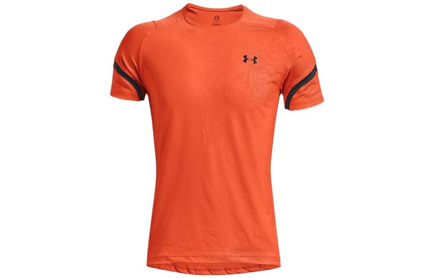 Under Armour RUSH T Shirt Men s Orange 1370318-825 XXL