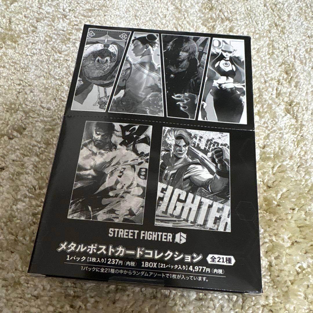 [New and unused] Street Fighter 6 Metal Postcard Laguna