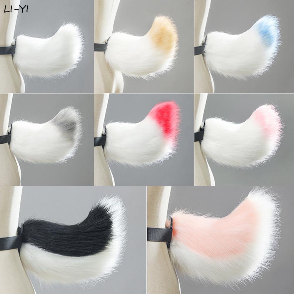 Yiran Sexy Lingerie Unisex Plush Rabbit Tail Cute Animal Sheep Tail Cosplay Bunny Tail Lolita Costume Accessories Party Carnival Dress Up Performance Prop 20Cm