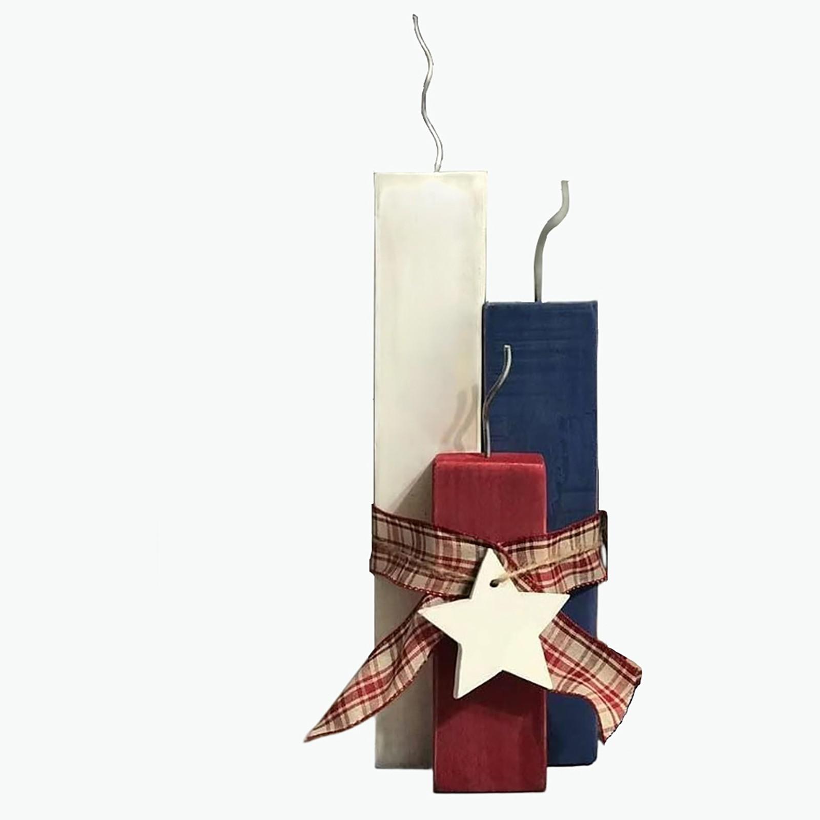 

Independence Day Wooden Ornament Wooden Crafts Scene Setting Tabletop Ornament Decorations One Size