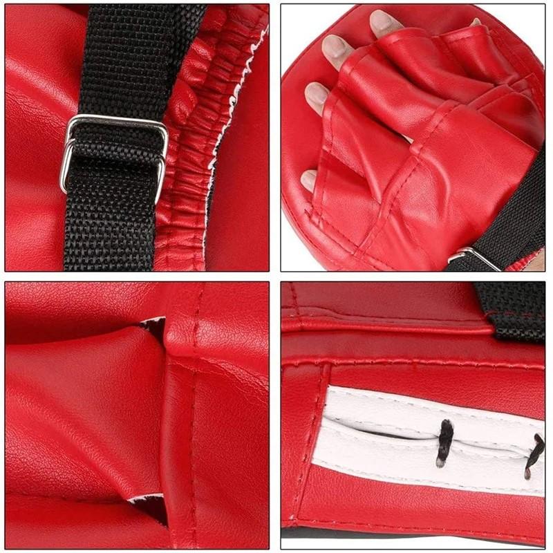 Curved Punching Mitts Boxing Pads Hand Target Training Focus Pads for Kickboxing Muay Thai Martial Art