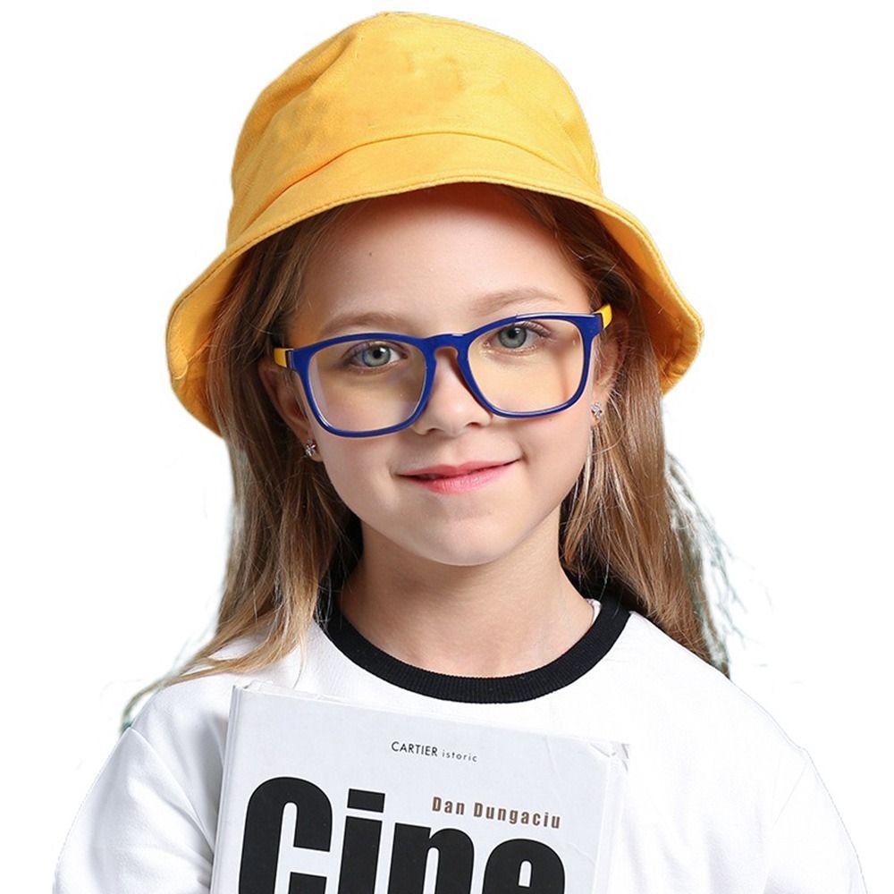 Anti-blue Light Kids Glasses Silicone Ultra Light Frame Comfortable Eyeglasses  Children Boys Girls