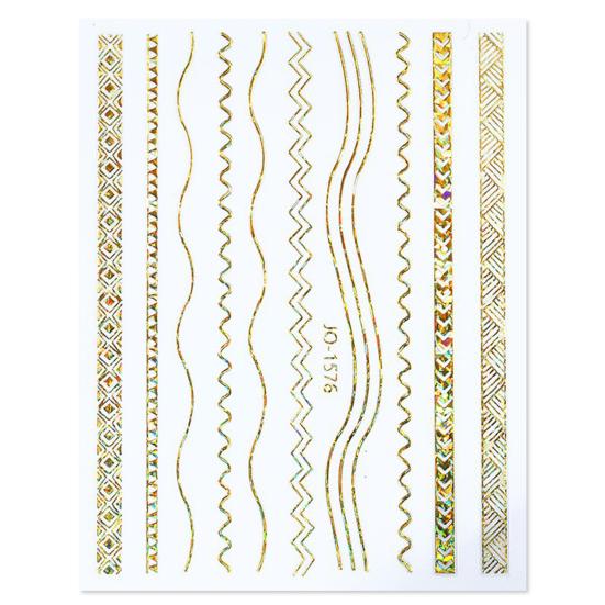 Practical Removable Good Adhesion Manicure Sticker Delicate Nail Art Decal Easy-Peel Fingernail for Salon