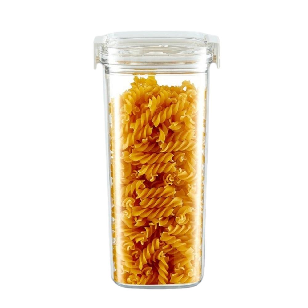 Plastic Vacuum Food Tank Freshness Preservation Transparent Airtight Container Moisture-Proof Sealed Canister Kitchen Gadgets