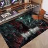 Custom Name Crystal Velvet Rug,Tokyo Ghoul Comfortable Anti Slip Floor Mat For Room Decoration