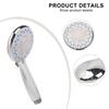 Accessories Bathing Duranle Shower Head Handset Round Large Mode Multiple Shower Water 0°- 90° 20cm Handset Heads