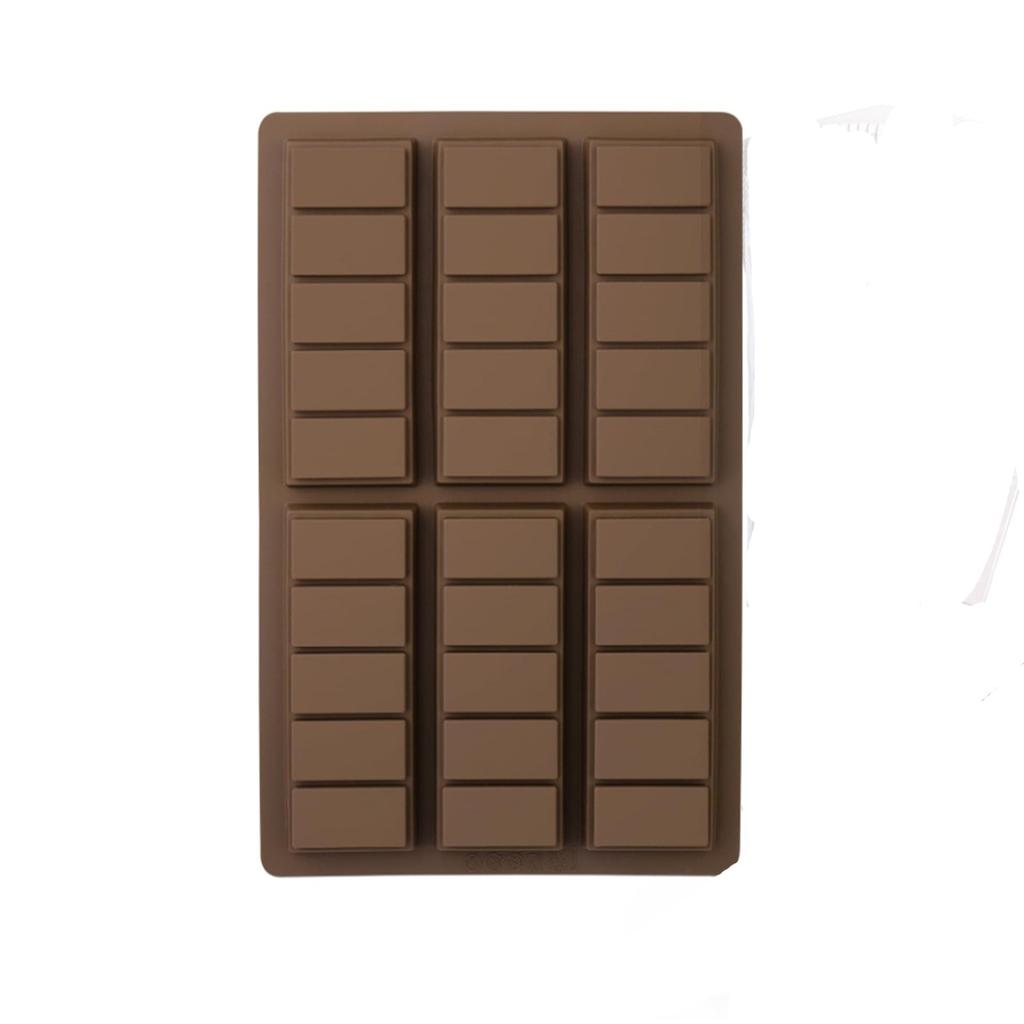 6 Cavities Choco Bar Mold Deep , Thick Choco Bar Mold For Stuffed Bar, Silicone Choco Mold For Filling  Choco Bar