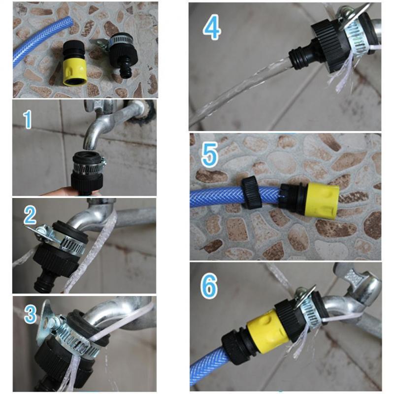 Universal Garden Hose Pipe Tap Adapter Multi-function Connector Mixer Kitchen Bath Tap Faucet Adapter Bathroom Garden Tools