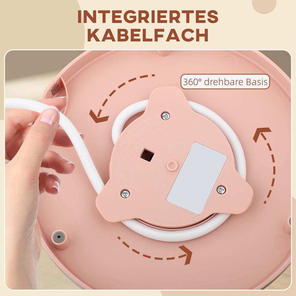 Electric Kettle, 1.7L, Quick Boil Function, 2.2kW, Cordless with Removable Anti-Scale Filter, Light Pink