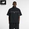 Official Balance Woven Short Sleeve Half Zip Apparel T-Shirt Exercise Sports Casual Comfortable Fashion Indoor Outdoor Gift Mens Male Moisture-Wicking