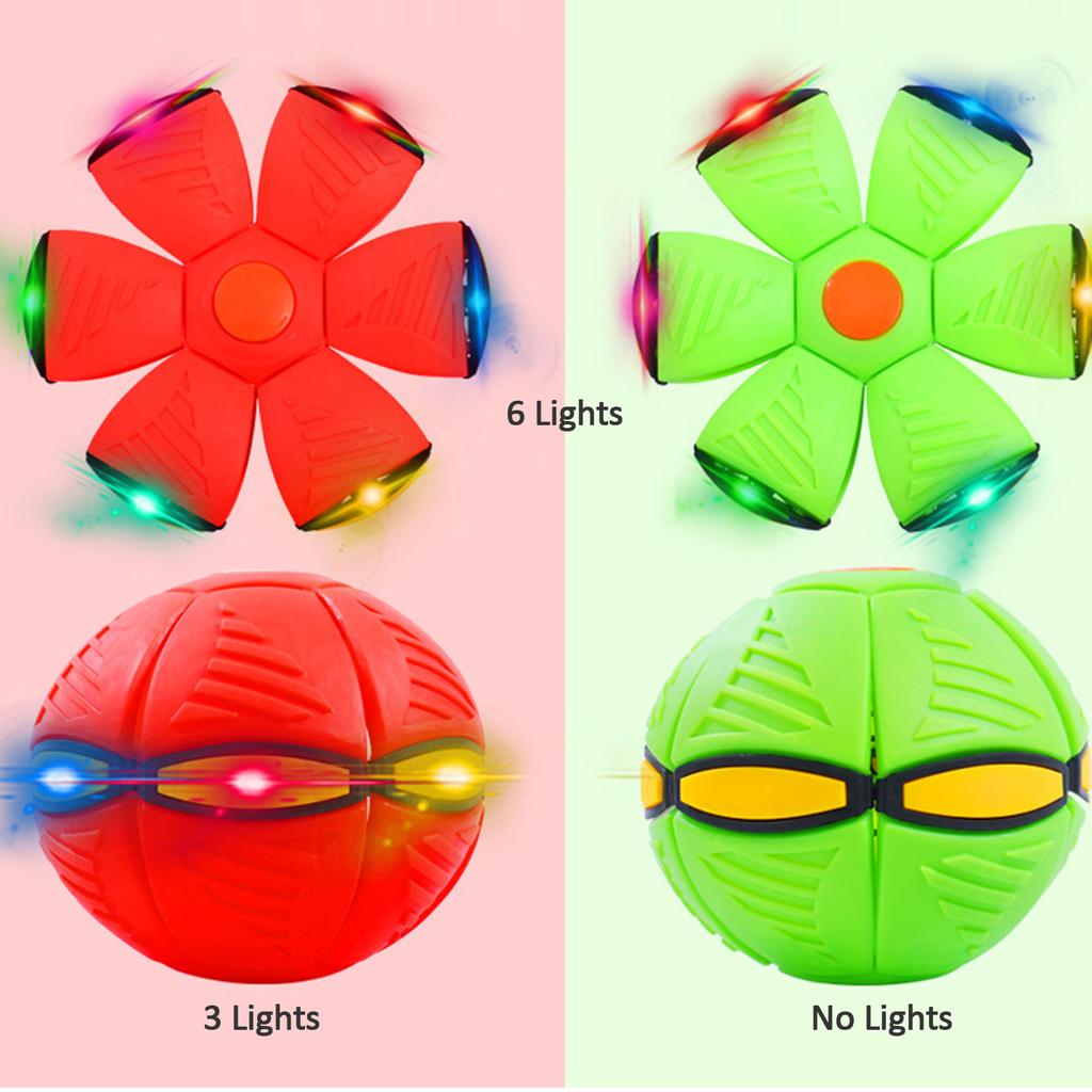 Elastischer fliegender Untertassenball, Upgrade, auf den Ball treten, Kinderfüße, Stepping Ball Spielzeug