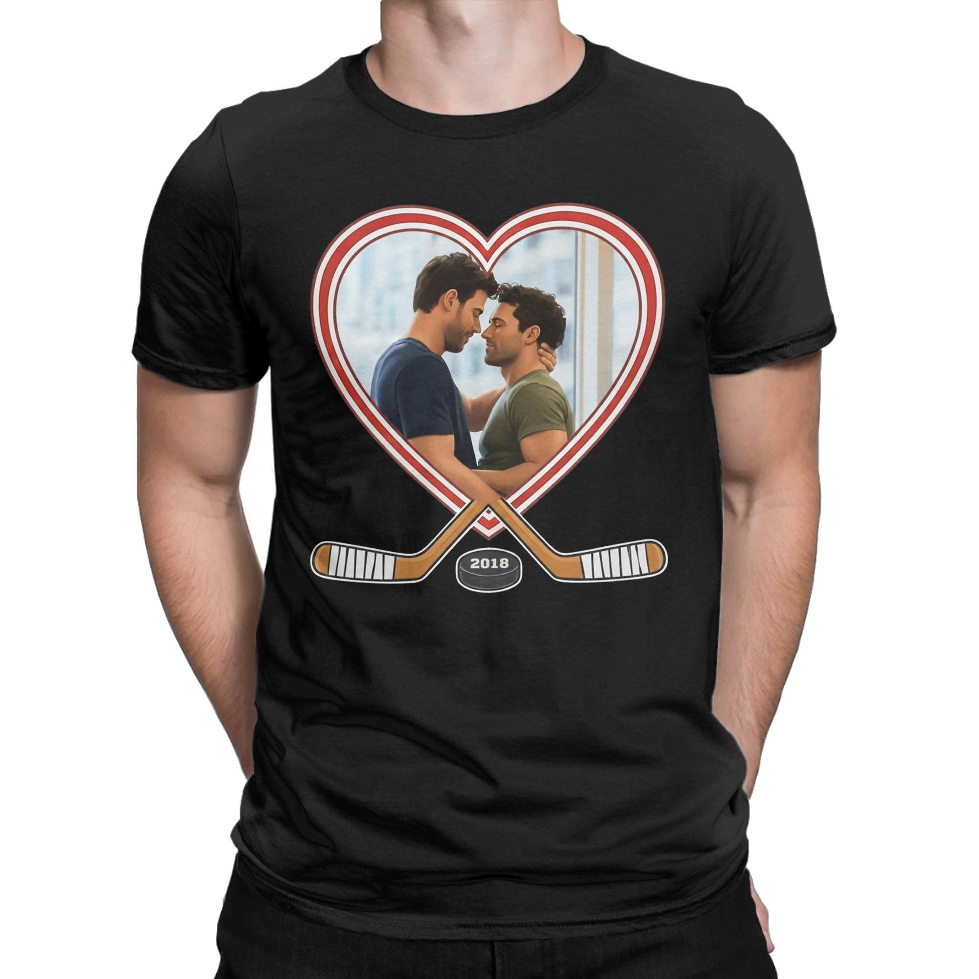 

Scott Hunter & Kip Grady Heated Rivalry T Shirts Men Cotton Vintage T-Shirts Crewneck Tee Shirt Short Sleeve Clothes 4XL 5XL... 5XL різнокольоровий