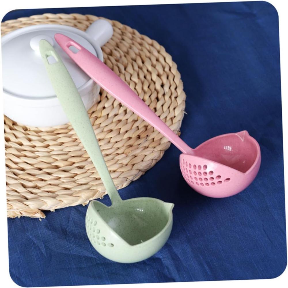 Soup Strainer, Two-in-one Soup Strainer, Separates Liquid and Solid, Convenient for Serving Soup, Stews, Gravy and Party Drinks