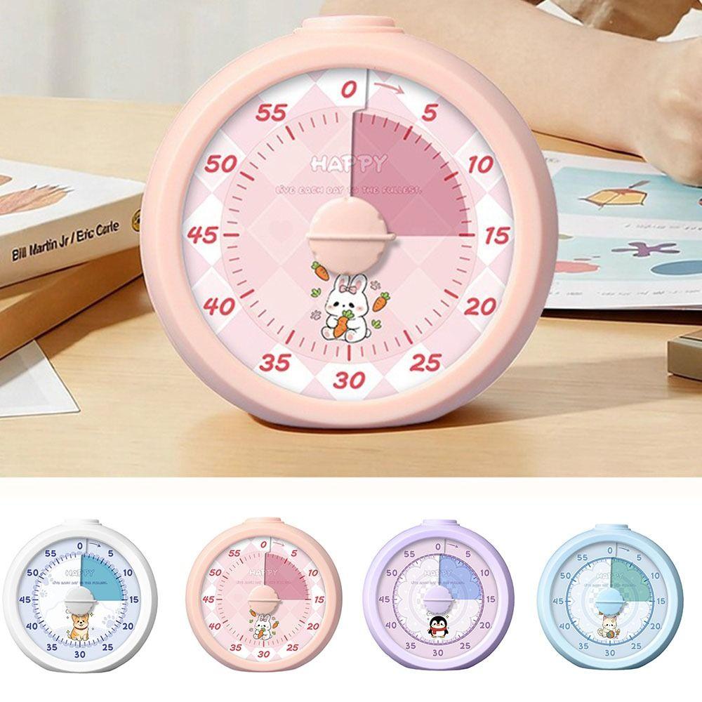 Silent Operation Countdown Alarm Clock Portable Kitchen Timer Student Timer Visual Timer Kids