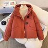 Down Cotton Padded Jacket Women Parkas Winter Short Hooded Warm Cotton Coat Ladies Fashion Overwear Korean Thick Outcoat