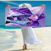 1pc KPop Demon Hunters RUMI3 Beach Towel, Comfortable and Thick, and Swimming/Bath/Picnic/Camping Towel, Suitable for Seaside Beaches