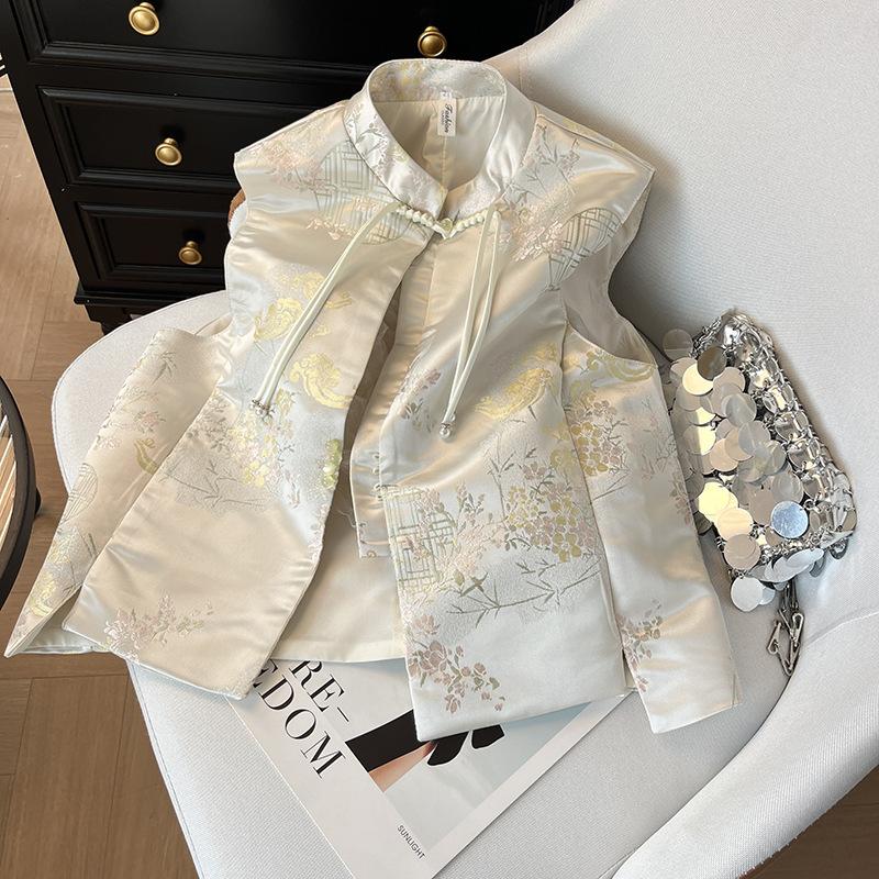 New fashion vest retro small top vest year women's vest