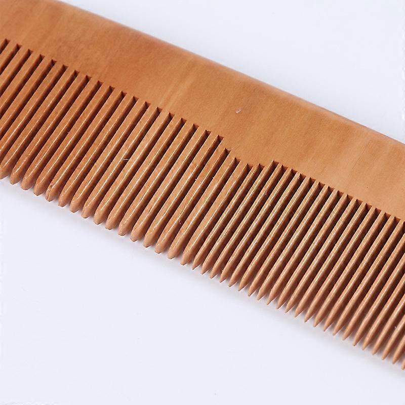 Hairdressing Comb Wood Coarse - Fine, 13 Cm