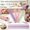 5Pcs PC Thread Winding Board with 37 Holes Embroidery Floss Organizer for Cross Stitch DIY Sewing Accessories Storage Rack