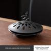 Backflow Incense Holder Retro Zinc Alloy Hollow Fragrance Censer Lucky Deer Incense Burner Home Decor Halloween Decorations