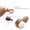 Coconut Shred Handle Facial Brush Double Sided Facial Cleanser Blackhead Removing Pore Cleaner Exfoliating Facial Brush