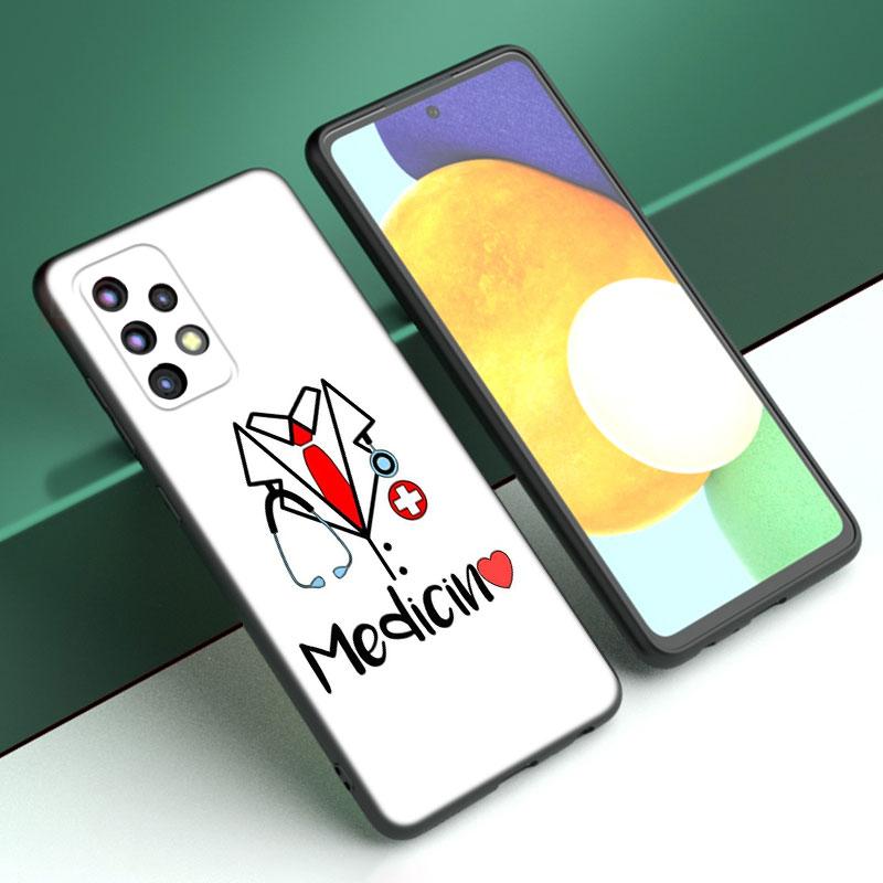 Doctor Nurse Health Phone Case For Samsung A04 A21 A30 A50 A52 S A13 A14 A22 A23 A32 A53 A73 5G A11 A12 A31 A33 A51 A70 A71 A72