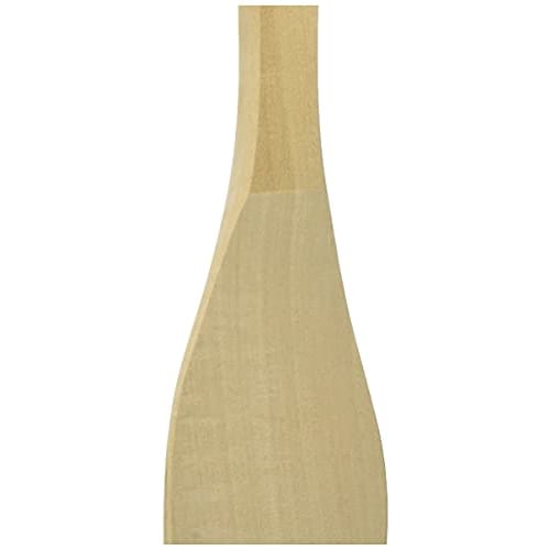 M.T. Trimatsu Wooden Cooking Spatula, Small (Thick), Diagonal, Width 54 x Length 260mm