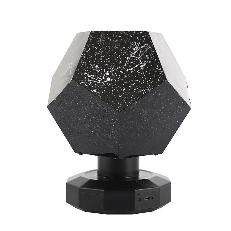 Four Seasons Rotating Starry Sky Projector Lamp - Romantic Constellation Night Light