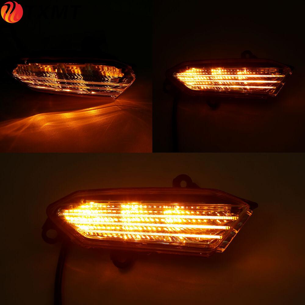 Honda Gold Wing GL1800 F6B 18-23 LED Rearview Mirror Turn Signal Light.