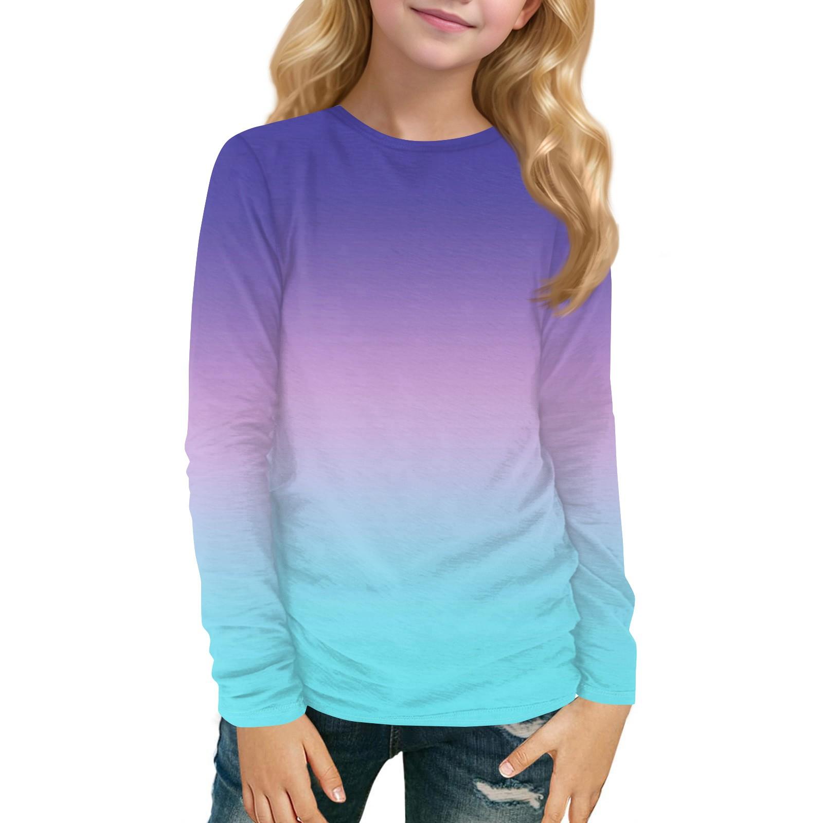 Children s Long-sleeved O-neck Top Printed Daily Casual 150