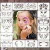 Children's Face Template Reuse Practice Hollow Painting Template & Body Makeup Painting Stencils Templates for Kids