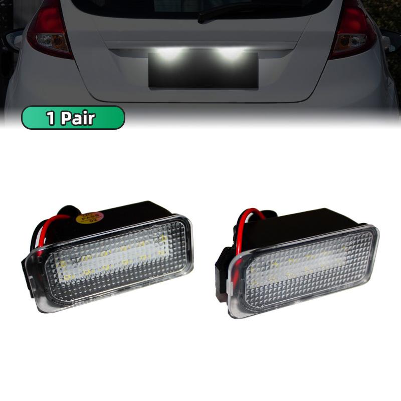 

2-piece license plate lights for Ford Kuga S-MAX Mondeo MK4/MK5 MK2 Fiesta 2008-2019 Focus 12V LED license plate signal lights