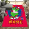 Baseball Print Personalized Text Floor Mat Perfect for Outdoor Playrooms Kitchen Living Rooms Antislip Carpet Office home decor Wedding Party Gift